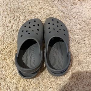 Grey Crocs
